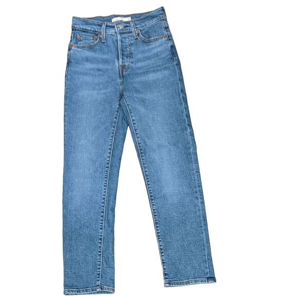 Levi's Denim - Levi's classic wedgie straight button fly high rise 5 pocket jeans size 24